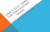 CMACS 2013: Using The ten- tusscher  model