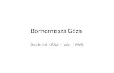 Bornemissza Géza