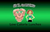 Low Calorie Lunches