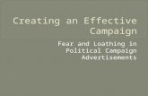 Creating an Effective Campaign