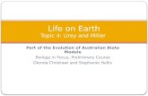 Life on Earth Topic  4: Urey and Miller