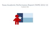 Texas Academic Performance Report (TAPR) 2012-13 Hudson ISD