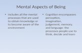 Mental Aspects of Being