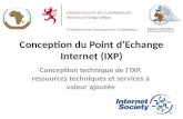 Conception du Point d’Echange Internet (IXP)