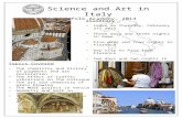 Science and Art in Italy Norfolk Academy, 2014