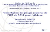 Présentation du groupe régional de l’UIT de SG12 pour l’Afrique