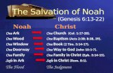 The Salvation of Noah (Genesis 6:13-22)