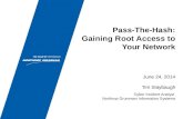 Pass-The-Hash: Gaining Root Access to Your Network