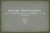 George Washington: One of the Greatest Presidents in US history