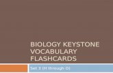 Biology Keystone vocabulary Flashcards