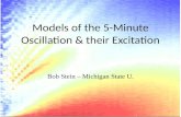 Models of the 5-Minute Oscillation & their Excitation