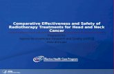 Comparative Effectiveness and Safety of Radiotherapy Treatments for Head and Neck Cancer