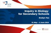 Inquiry in Biology  for Secondary Schools Evelyn  Teo