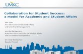 Collaboration for Student Success:  a  model for Academic and Student Affairs