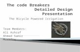 The code Breakers                  Detailed Design Presentation