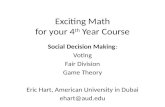 Exciting Math for  y our 4 th  Year Course