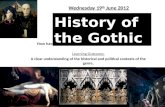 History of the Gothic