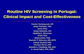 Routine HIV Screening in Portugal: Clinical Impact and Cost-Effectiveness