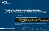 Tox21 & ToxCast Chemical Landscapes:  Laying the Foundation for 21 st  Century Toxicology