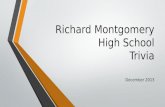 Richard Montgomery High School Trivia