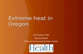 Extreme heat in Oregon
