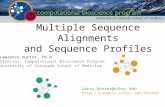 Multiple Sequence Alignments and Sequence Profiles