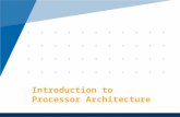 Introduction to Processor Architecture