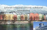 Infantil  infected chronic subdural hematoma