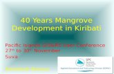 40 Years Mangrove Development in Kiribati