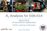 A 1  Analysis for E06-014