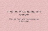 Theories of Language and Gender