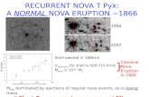 RECURRENT NOVA T  Pyx : A  NORMAL  NOVA ERUPTION ~1866