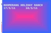 Boomerang holiday ranch 17/3/11      18/3/11