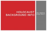 Holocaust Background Info