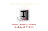 Project Category: Creativity Grade Level: 7 th  & 8th