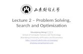 Lecture 2 – Problem Solving, Search and Optimization