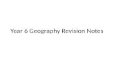 Year 6 Geography Revision Notes