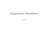 Registration Workflows