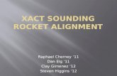 XACT Sounding Rocket Alignment