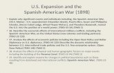 U.S. Expansion and the  Spanish-American War (1898)