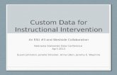 Custom Data for Instructional Intervention