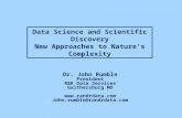 Data Science and Scientific Discovery New Approaches to Nature’s Complexity