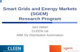 Smart Grids and Energy Markets (SGEM)  Research Program