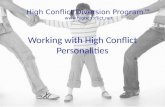 Working with High Conflict Personalities