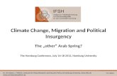 Climate  Change, Migration  and  Political  Insurgency