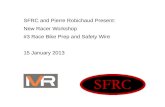 SFRC and Pierre  Robichaud  Present : New Racer Workshop #3 Race Bike Prep and Safety Wire