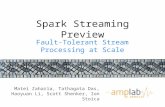 Spark Streaming Preview
