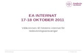 EA internat 17-18 Oktober 2011