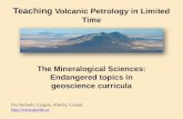Teaching  Volcanic Petrology in Limited Time