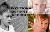 Oppositional  Defiant  Disorder